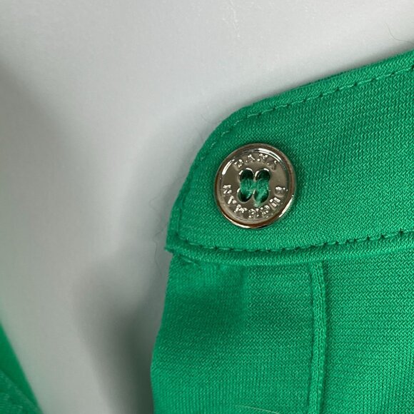 Dana Buchman Womens Travel Knit Tunic Top Size XL Green Button Up Comfy Office - Picture 5 of 13